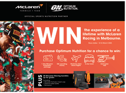 Win an Experience of a Lifetime with Mclaren Racing in Melbourne