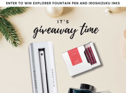 Win an Explorer Fountain Pen, a 50ml Bottle and Cartridge of Iroshizuku Ink