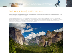 Win an extroadinary adventure in Yosemite!