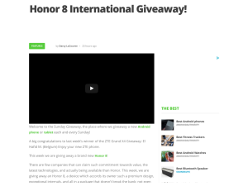 Win an Honor 8 smartphone!