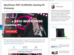 Win an iBuyPower RDY SLIIRG201 Gaming PC