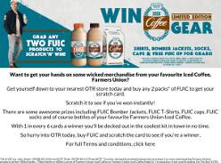 Win an Iced Coffee Limited Edition Gear