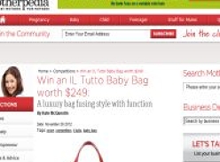 Win an IL Tutto Baby Bag worth $249