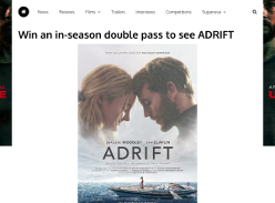 Win an in-season double pass to see Adrift