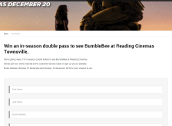 Win an in-season double pass to see BumbleBee