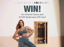 Win an Infrared Sauna and $1K Ryderwear Gift Card