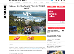 Win an inspirational tour of Tamar Valley