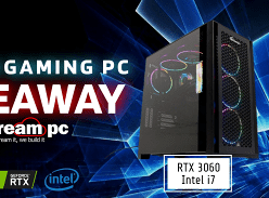 Win an Intel Custom Built Gaming PC (i7 with RTX 3060)