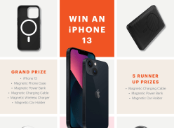 Win an iPhone 13 + Cygnett Magnetic Prize Pack