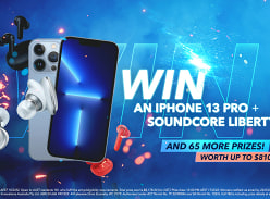 Win An iPhone 13 Pro + Soundcore Liberty 3 Pro, and 65 More Prizes Total