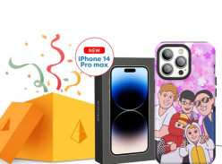Win an iPhone 14 Pro Max with a Customised Phone Case or 1 of 9 Customised Phone Cases