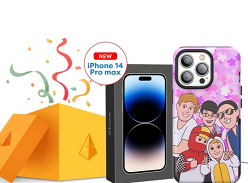 Win an iPhone 14 Pro Max with a Customised Phone Case or 1 of 9 Customised Phone Cases