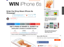 Win an iPhone 6S!