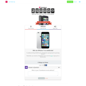 Win an iPhone 7