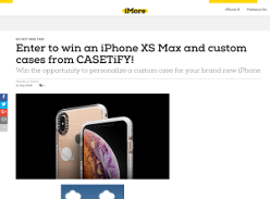 Win an iPhone XS Max + custom cases from CASETiFY!