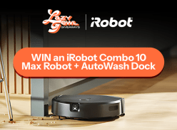 Win an iRobot Combo 10 Max Robot Plus AutoWash Dock