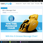 Win an iS Groove massage chair!