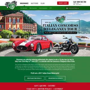 Win an Italian Concorso D'Eleganza tour + a 2017 Indian Scout motorcycle!