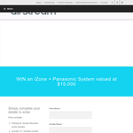 Win an iZone + Panasonic System valued at $15,000! - iZone