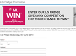 Win an LG 5 Door-In-Door Fridge!