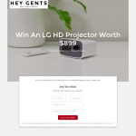 Win an LG HD Projector worth $899!