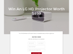Win an LG HD Projector worth $899!
