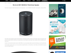 Win An LG WK7 XBOOM AI ThinQ Smart Speaker