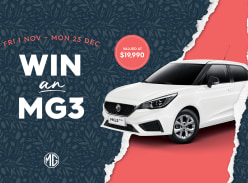 Win an MG3 for Christmas