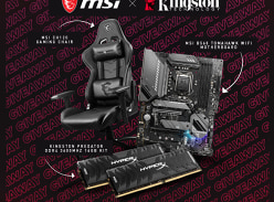Win an MSI B560 Tomahawk Motherboard, Kingston Predator 16GB Memory Kit or MSI CH120 Gaming Chair