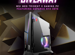Win an MSI MEG Trident X gaming PC featuring a NVIDIA GeForce RTX 3070
