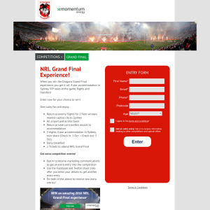 Win an NRL Grand Final experience!