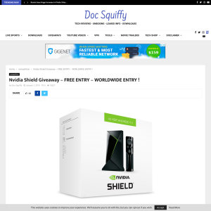 Win an NVIDIA Shield 4K HDR TV