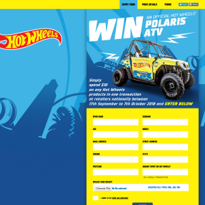 Win an Official Hot Wheels Polaris ATV