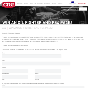 Win an Oil Fighter & PS4 pack!