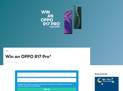 Win an Oppo Smart Phone