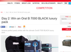 Win an Oral B 7000 BLACK luxury pack!