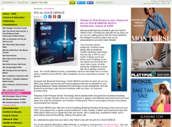 Win an Oral-B GENIUS electric toothbrush