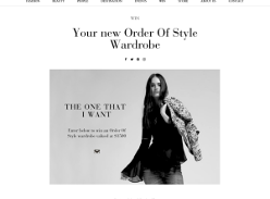Win an 'Order of Style' wardrobe, valued at $1,500!