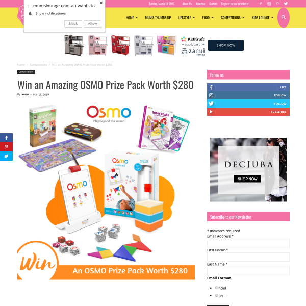 Win an OSMO Prize Pack