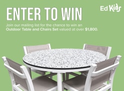 Win an Outdoor Table and Chairs Set