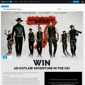 Win an 'Outlaw Adventure' in the US!