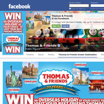 Win an overseas holiday of your choice to visit your best friend Thomas!