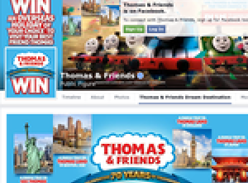 Win an overseas holiday of your choice to visit your best friend Thomas!