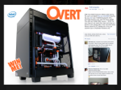 Win an 'OVERT' awesome watercooled gaming PC worth over $6,000!