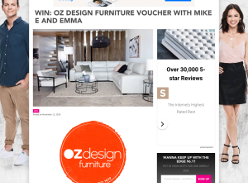Win An Oz Design Furniture Voucher
