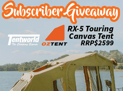 Win an Oztent RX-5 Touring Canvas Tent