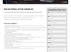 Win an OZtrail Action Camera 4K!