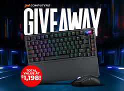 Win an ROG Azoth Extreme Gaming Keyboard and Gaming Mouse