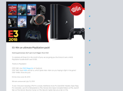 Win an ultimate PlayStation pack