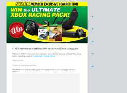Win an ultimate Xbox racing pack